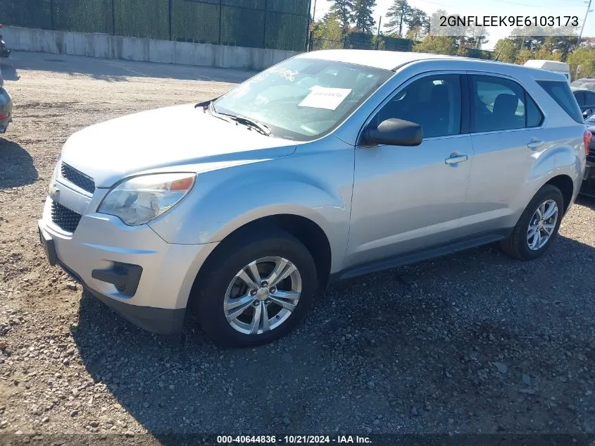 2014 Chevrolet Equinox Ls VIN: 2GNFLEEK9E6103173 Lot: 40644836