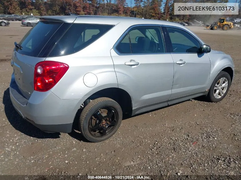 2014 Chevrolet Equinox Ls VIN: 2GNFLEEK9E6103173 Lot: 40644836