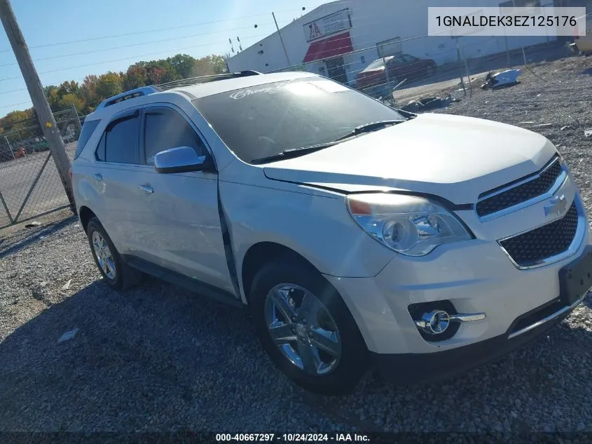 1GNALDEK3EZ125176 2014 Chevrolet Equinox Ltz