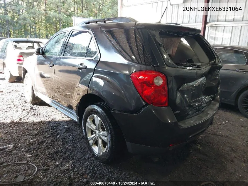 2014 Chevrolet Equinox 2Lt VIN: 2GNFLGEKXE6331064 Lot: 40670440