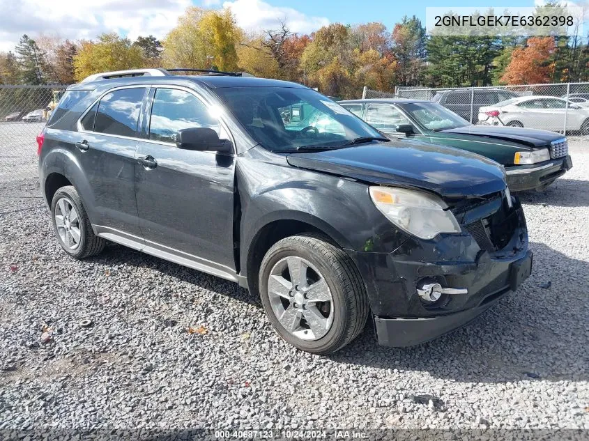 2GNFLGEK7E6362398 2014 Chevrolet Equinox 2Lt