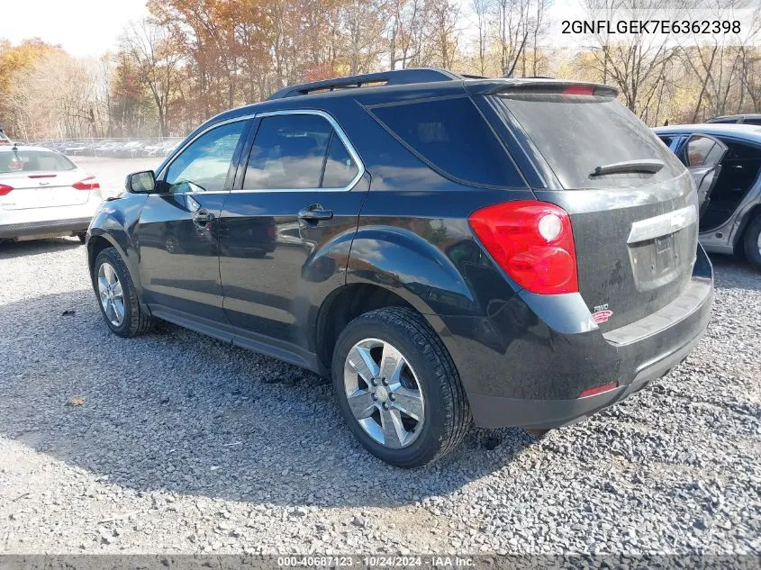 2GNFLGEK7E6362398 2014 Chevrolet Equinox 2Lt