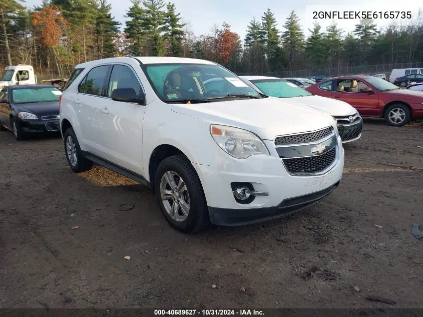 2014 Chevrolet Equinox Ls VIN: 2GNFLEEK5E6165735 Lot: 40689627