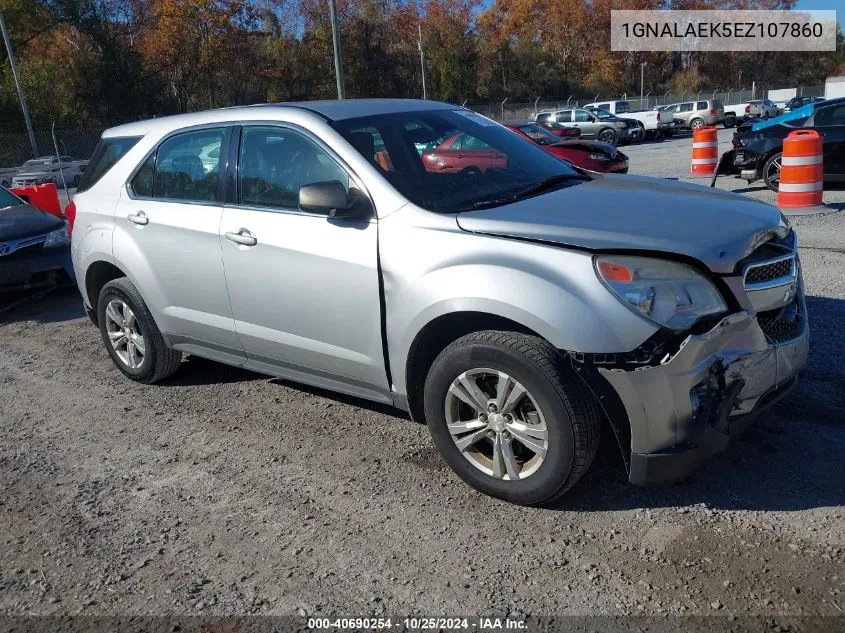 2014 Chevrolet Equinox Ls VIN: 1GNALAEK5EZ107860 Lot: 40690254