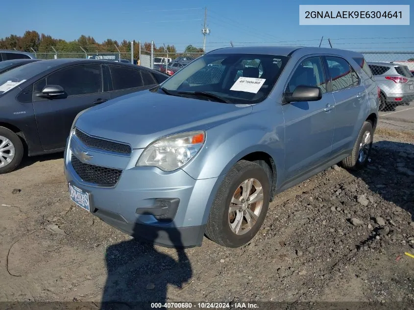 2014 Chevrolet Equinox Ls VIN: 2GNALAEK9E6304641 Lot: 40700680