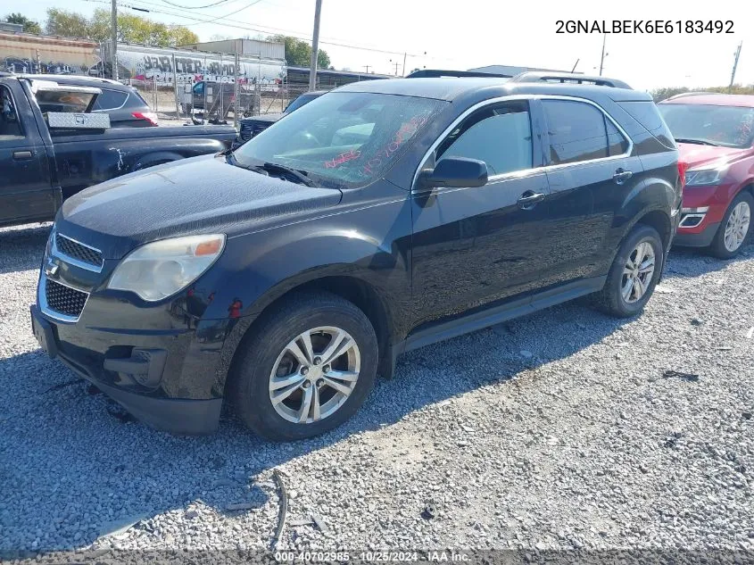 2GNALBEK6E6183492 2014 Chevrolet Equinox 1Lt