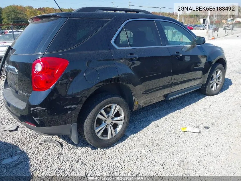 2GNALBEK6E6183492 2014 Chevrolet Equinox 1Lt