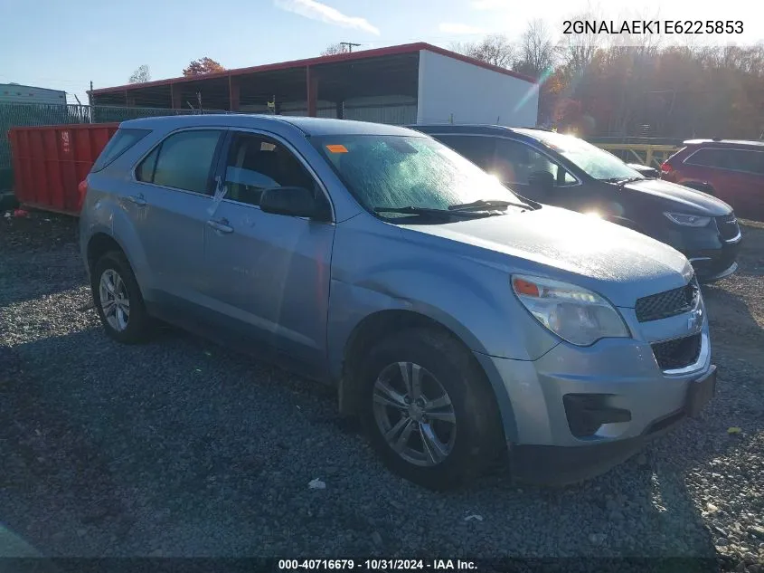 2014 Chevrolet Equinox Ls VIN: 2GNALAEK1E6225853 Lot: 40716679