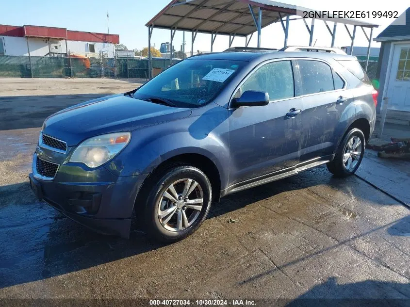 2014 Chevrolet Equinox 1Lt VIN: 2GNFLFEK2E6199492 Lot: 40727034