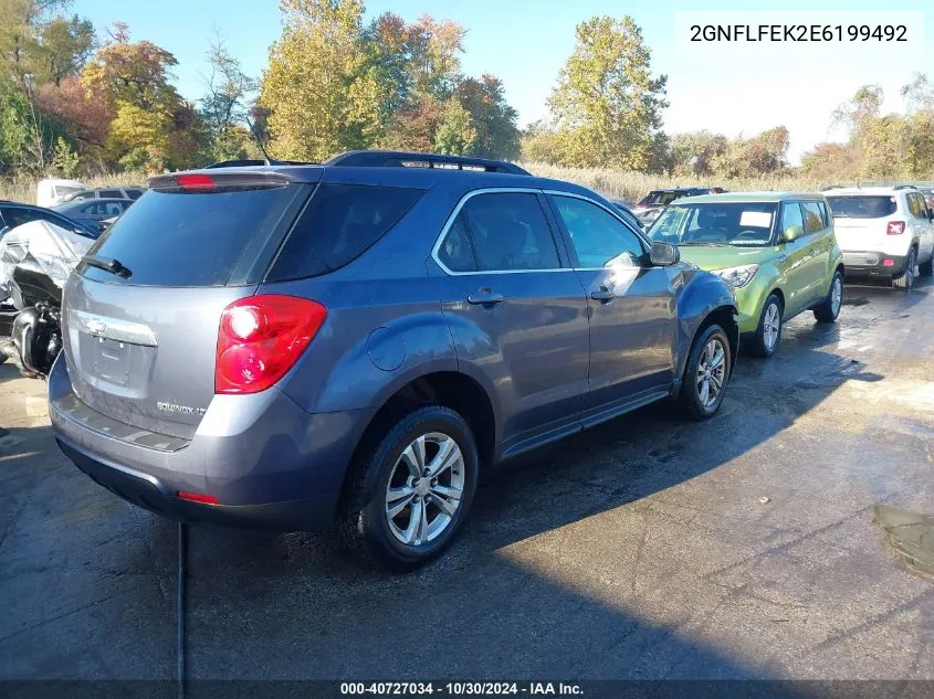 2014 Chevrolet Equinox 1Lt VIN: 2GNFLFEK2E6199492 Lot: 40727034