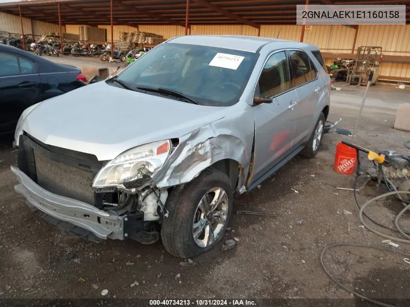 2GNALAEK1E1160158 2014 Chevrolet Equinox Ls