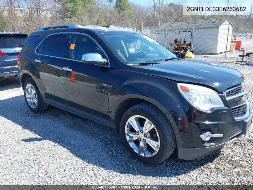 2014 Chevrolet Equinox Ltz VIN: 2GNFLDE33E6263682 Lot: 40736767