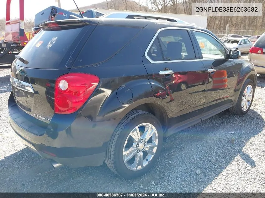 2014 Chevrolet Equinox Ltz VIN: 2GNFLDE33E6263682 Lot: 40736767