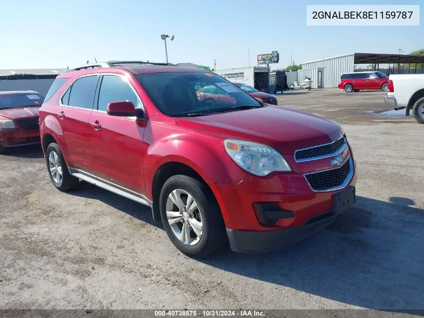 2014 Chevrolet Equinox 1Lt VIN: 2GNALBEK8E1159787 Lot: 40738575