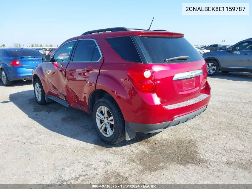 2014 Chevrolet Equinox 1Lt VIN: 2GNALBEK8E1159787 Lot: 40738575