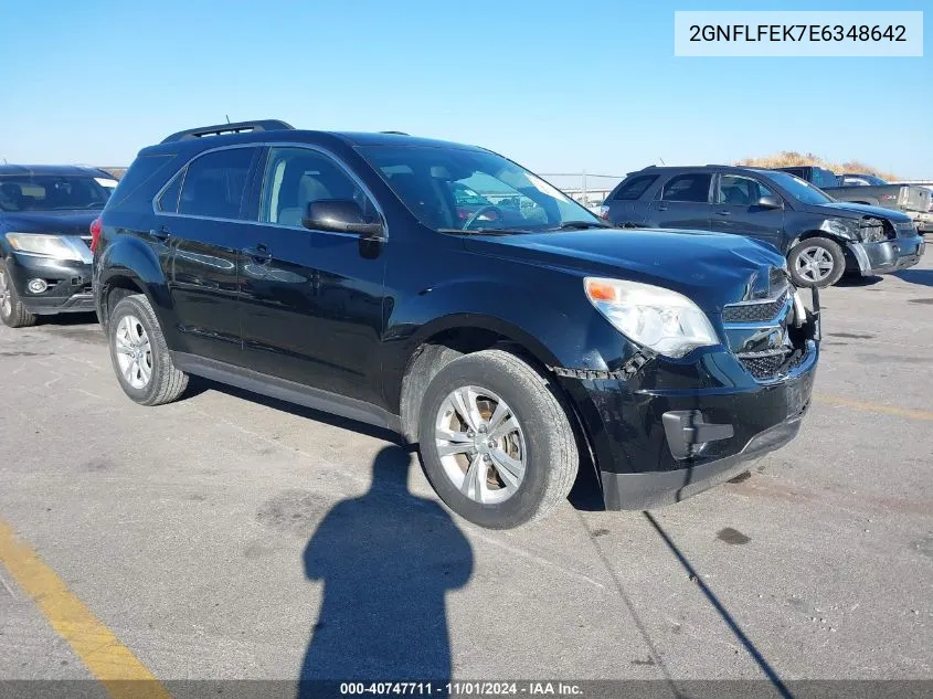 2014 Chevrolet Equinox 1Lt VIN: 2GNFLFEK7E6348642 Lot: 40747711