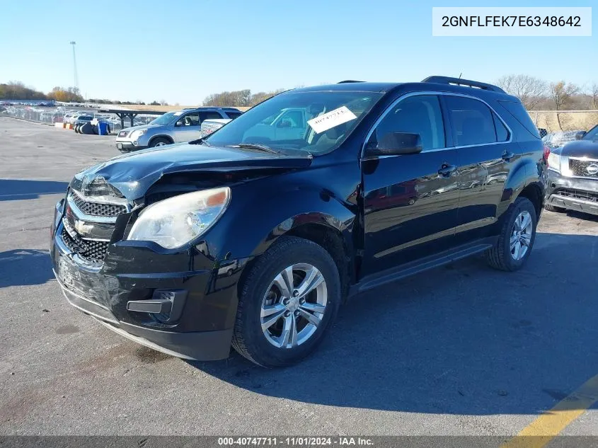 2014 Chevrolet Equinox 1Lt VIN: 2GNFLFEK7E6348642 Lot: 40747711