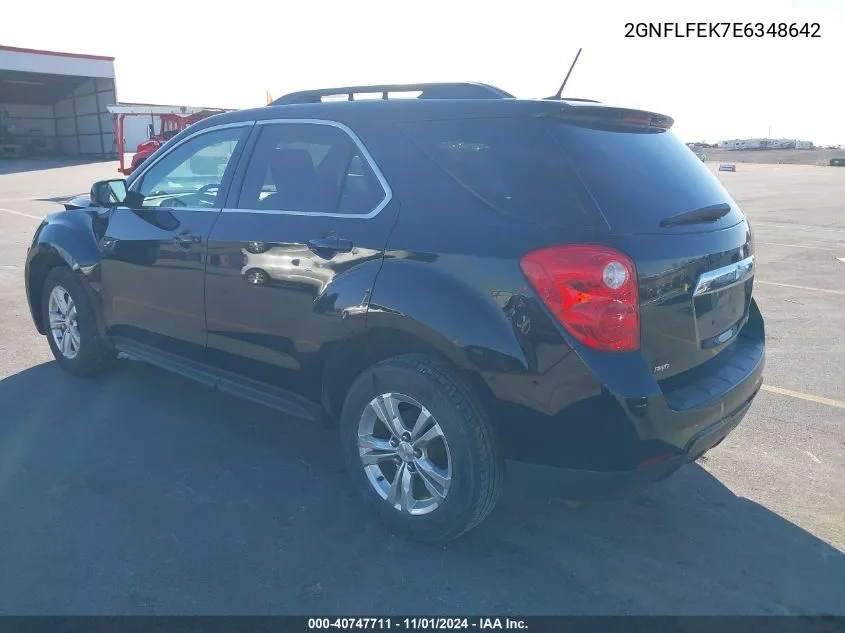 2014 Chevrolet Equinox 1Lt VIN: 2GNFLFEK7E6348642 Lot: 40747711