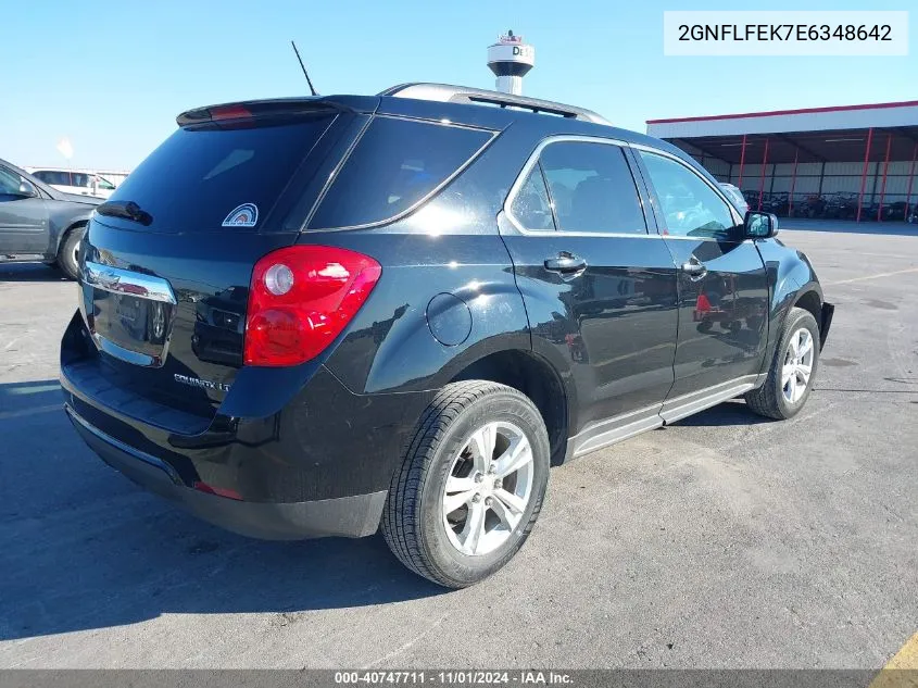 2014 Chevrolet Equinox 1Lt VIN: 2GNFLFEK7E6348642 Lot: 40747711