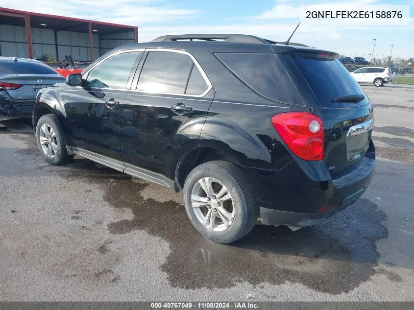 2014 Chevrolet Equinox 1Lt VIN: 2GNFLFEK2E6158876 Lot: 40767049