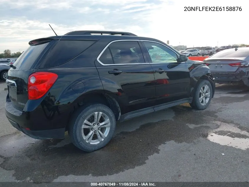 2014 Chevrolet Equinox 1Lt VIN: 2GNFLFEK2E6158876 Lot: 40767049