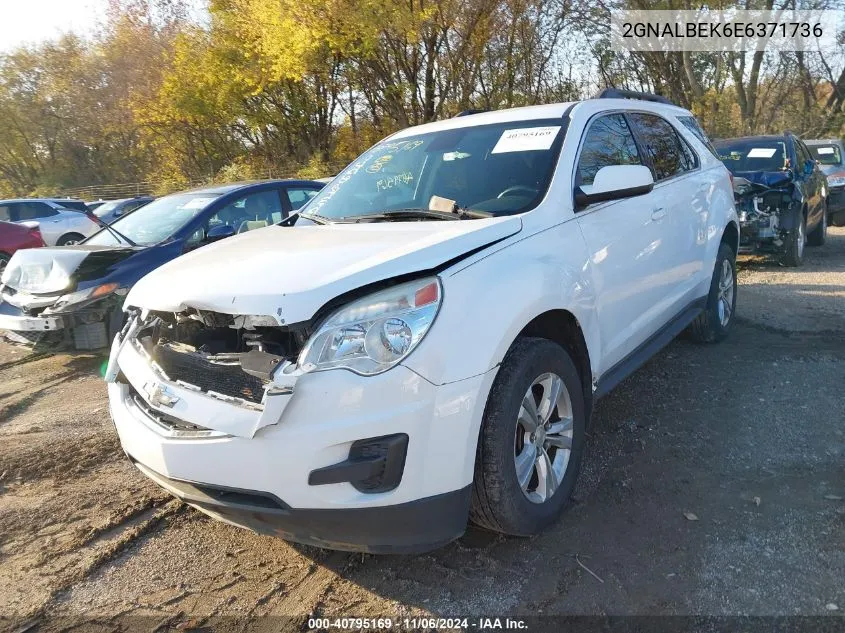 2014 Chevrolet Equinox 1Lt VIN: 2GNALBEK6E6371736 Lot: 40795169