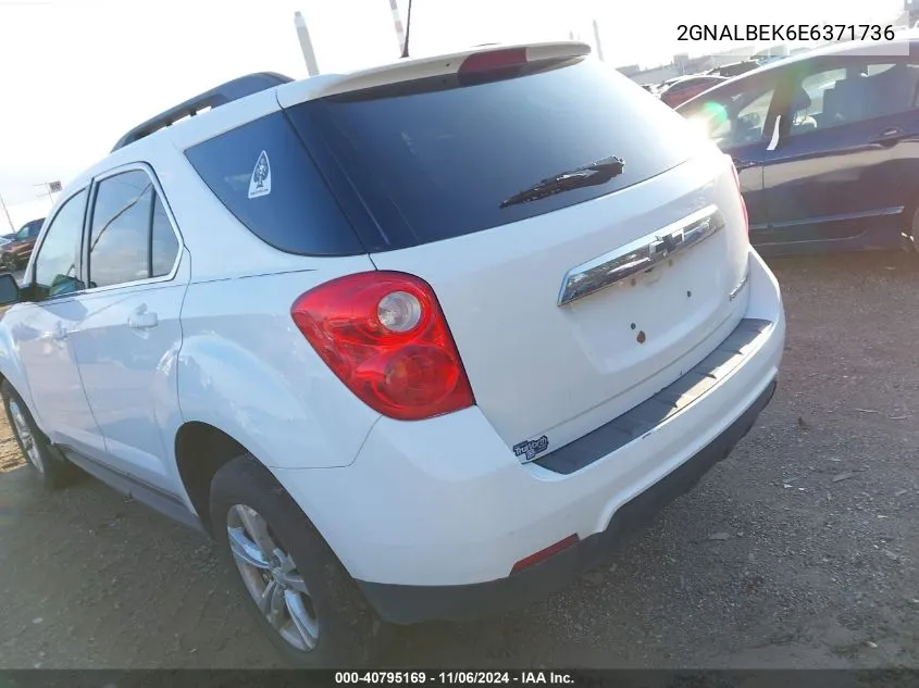 2014 Chevrolet Equinox 1Lt VIN: 2GNALBEK6E6371736 Lot: 40795169