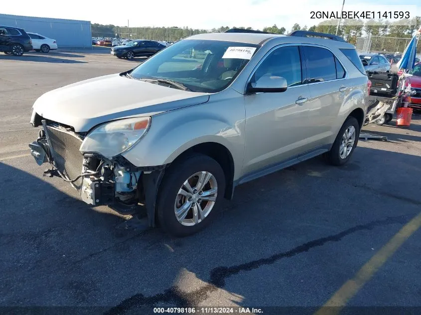 2014 Chevrolet Equinox 1Lt VIN: 2GNALBEK4E1141593 Lot: 40798186