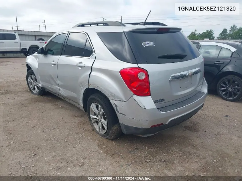 2014 Chevrolet Equinox Lt VIN: 1GNALCEK5EZ121320 Lot: 40799300