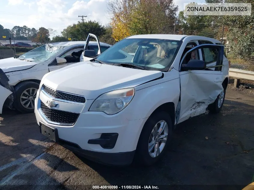 2014 Chevrolet Equinox Ls VIN: 2GNALAEK7E6359525 Lot: 40810098