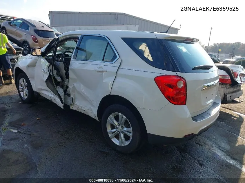 2014 Chevrolet Equinox Ls VIN: 2GNALAEK7E6359525 Lot: 40810098