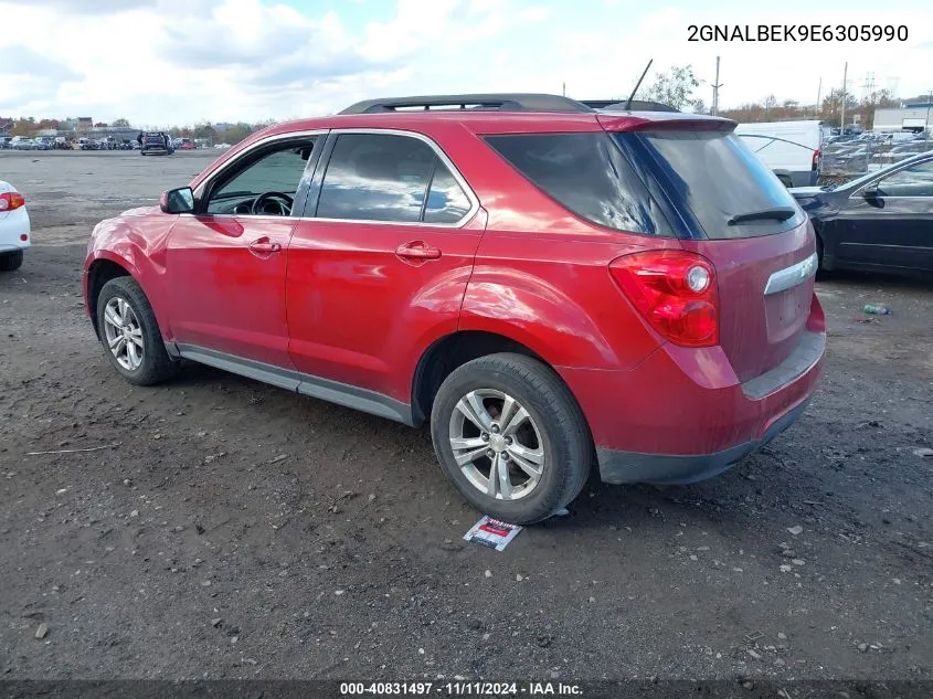 2014 Chevrolet Equinox 1Lt VIN: 2GNALBEK9E6305990 Lot: 40831497