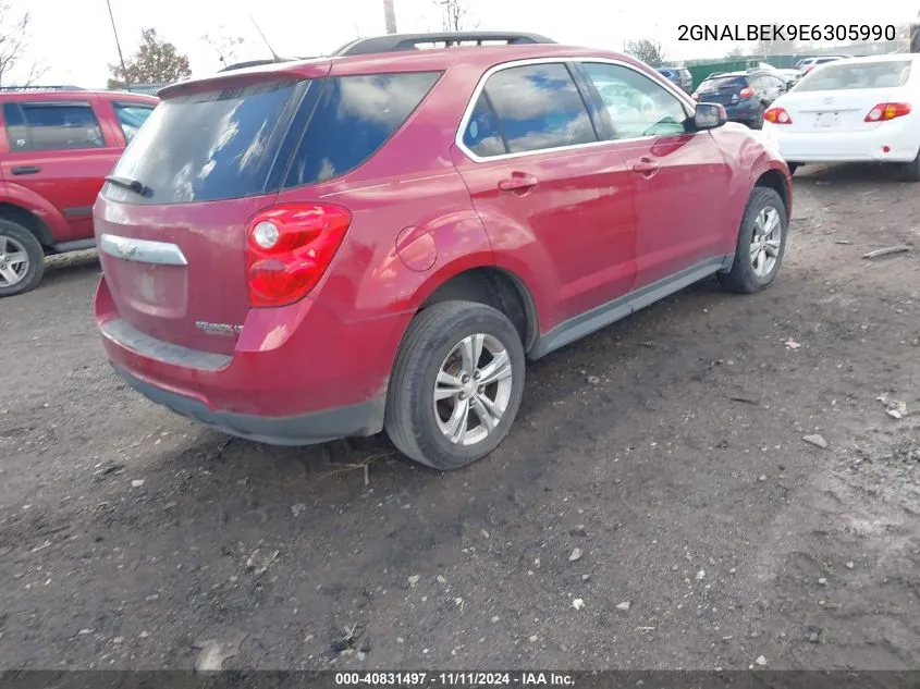 2014 Chevrolet Equinox 1Lt VIN: 2GNALBEK9E6305990 Lot: 40831497