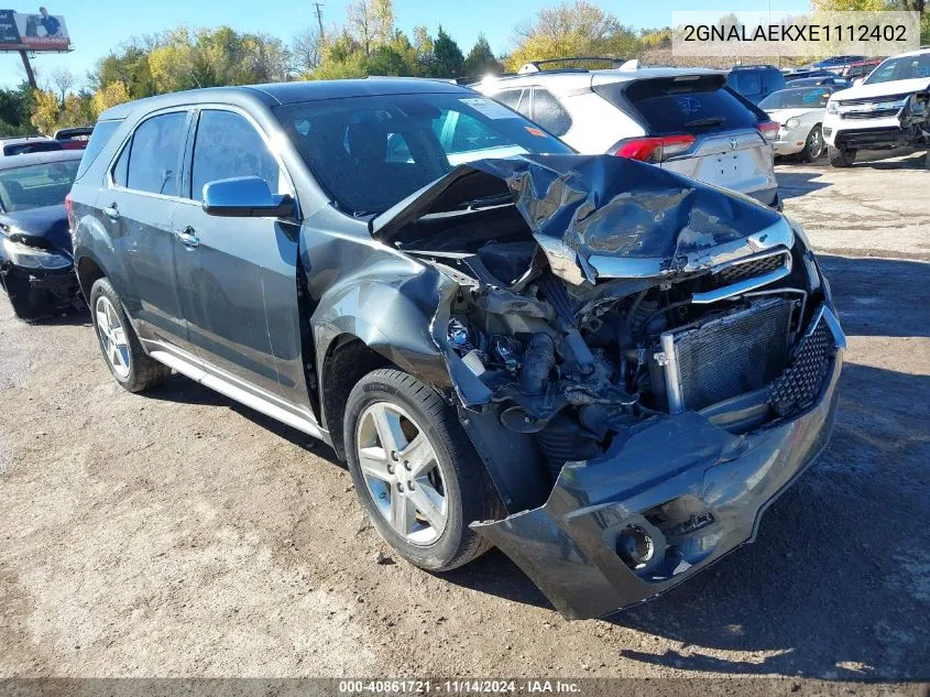 2014 Chevrolet Equinox Ls VIN: 2GNALAEKXE1112402 Lot: 40861721