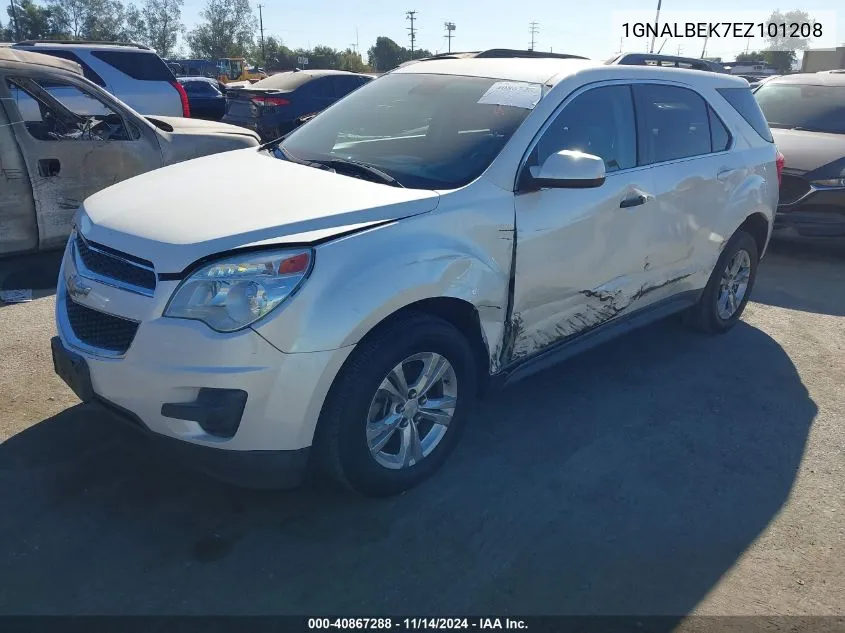 2014 Chevrolet Equinox 1Lt VIN: 1GNALBEK7EZ101208 Lot: 40867288