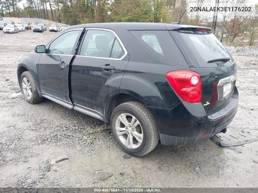 2014 Chevrolet Equinox Ls VIN: 2GNALAEK3E1176202 Lot: 40875641