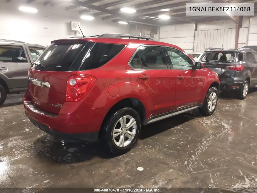 2014 Chevrolet Equinox 1Lt VIN: 1GNALBEK5EZ114068 Lot: 40878478