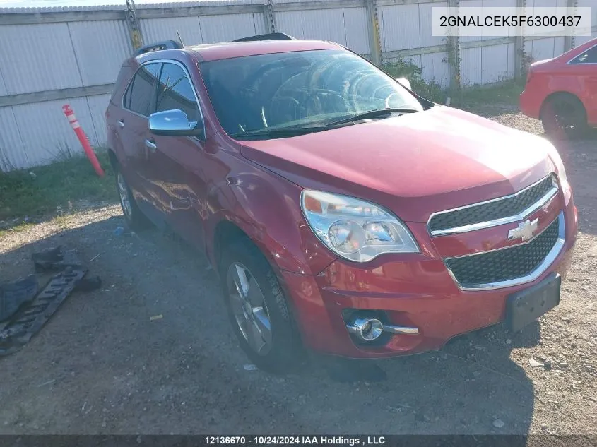 2GNALCEK5F6300437 2015 Chevrolet Equinox