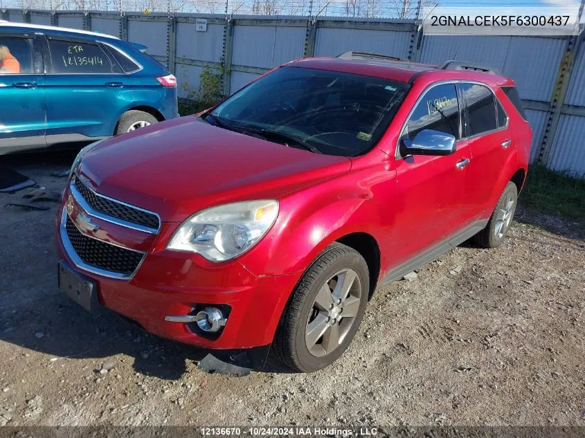 2GNALCEK5F6300437 2015 Chevrolet Equinox