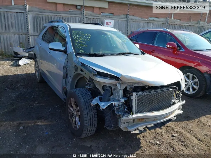 2015 Chevrolet Equinox VIN: 2GNFLFEK8F6383319 Lot: 12145285