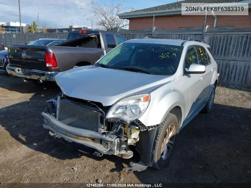 2015 Chevrolet Equinox VIN: 2GNFLFEK8F6383319 Lot: 12145285