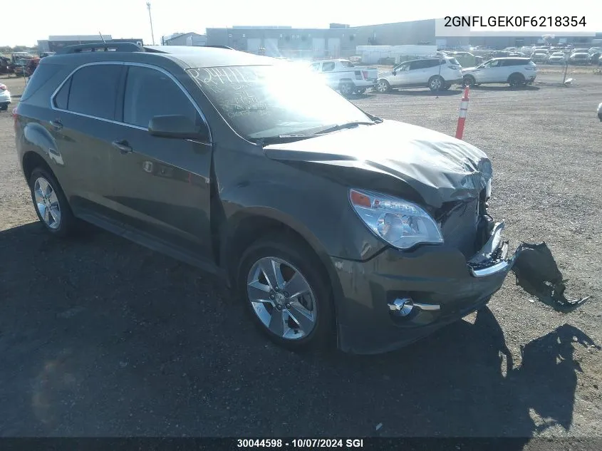 2GNFLGEK0F6218354 2015 Chevrolet Equinox Lt