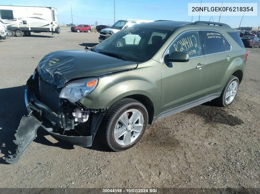 2GNFLGEK0F6218354 2015 Chevrolet Equinox Lt