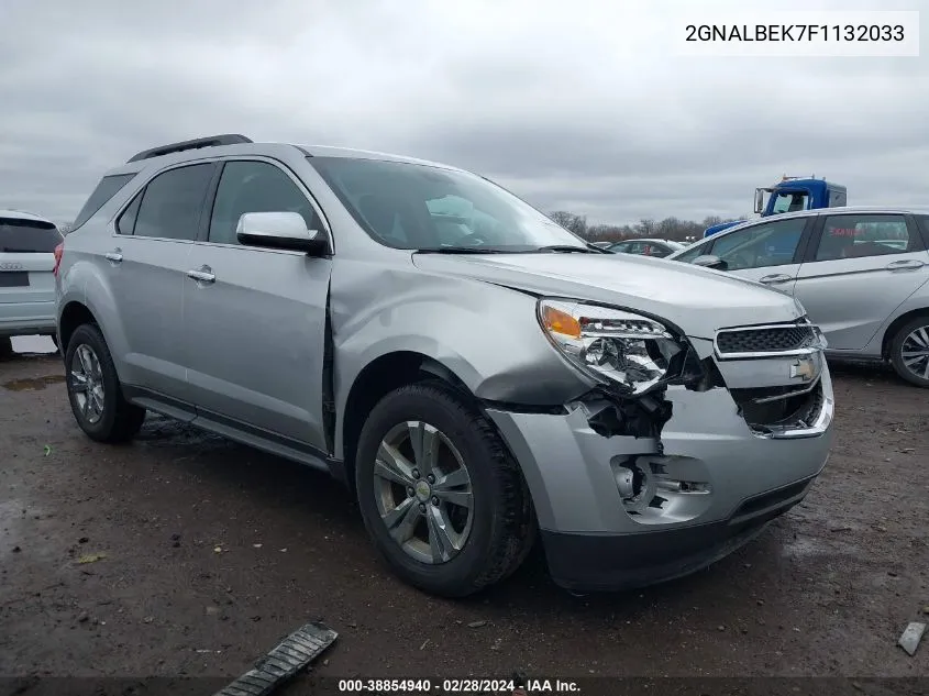 2015 Chevrolet Equinox 1Lt VIN: 2GNALBEK7F1132033 Lot: 38854940