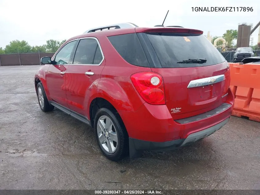 1GNALDEK6FZ117896 2015 Chevrolet Equinox Ltz