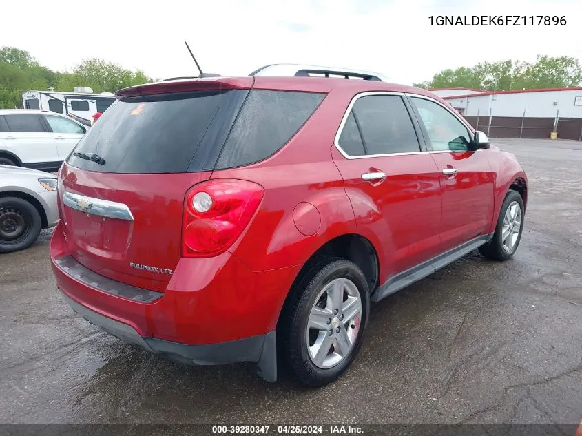 1GNALDEK6FZ117896 2015 Chevrolet Equinox Ltz