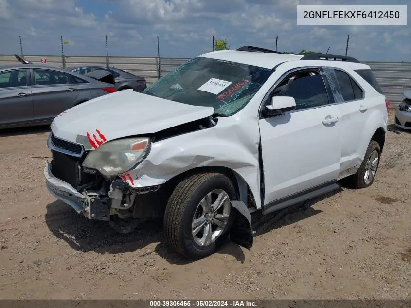 2015 Chevrolet Equinox 1Lt VIN: 2GNFLFEKXF6412450 Lot: 39306465