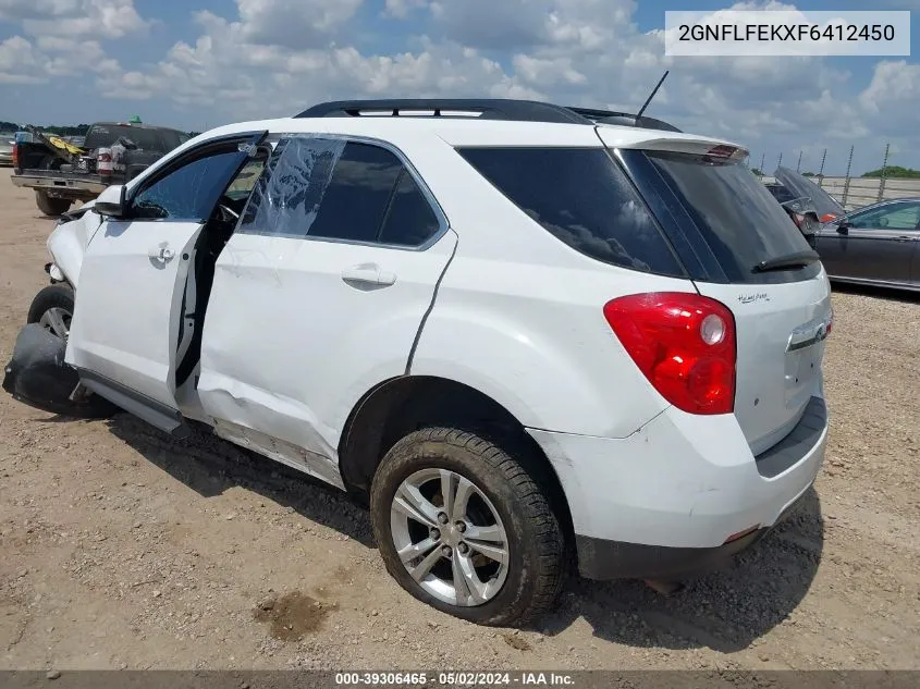 2015 Chevrolet Equinox 1Lt VIN: 2GNFLFEKXF6412450 Lot: 39306465