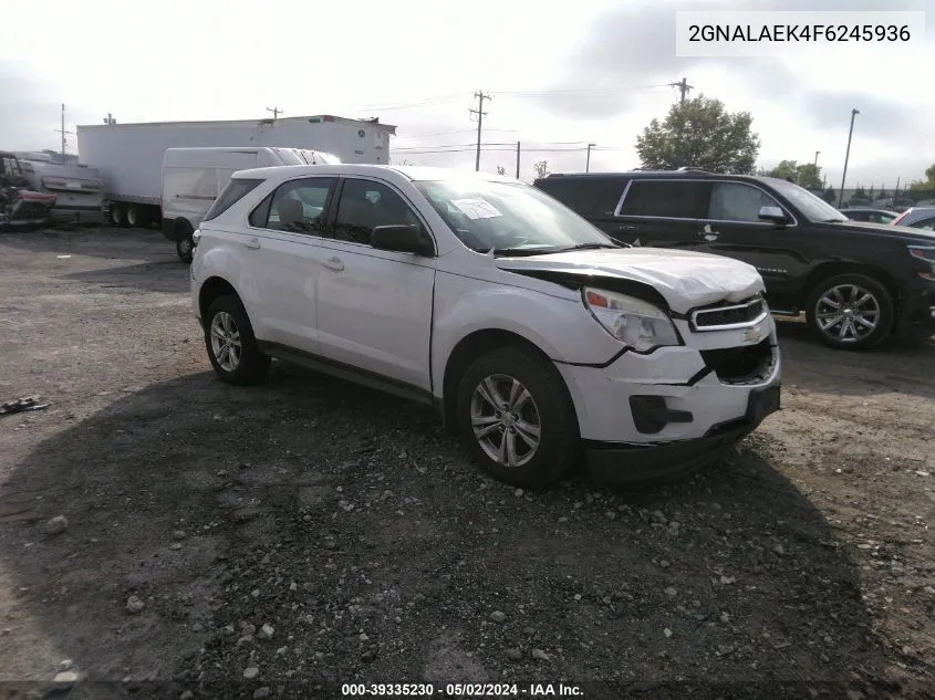 2GNALAEK4F6245936 2015 Chevrolet Equinox Ls