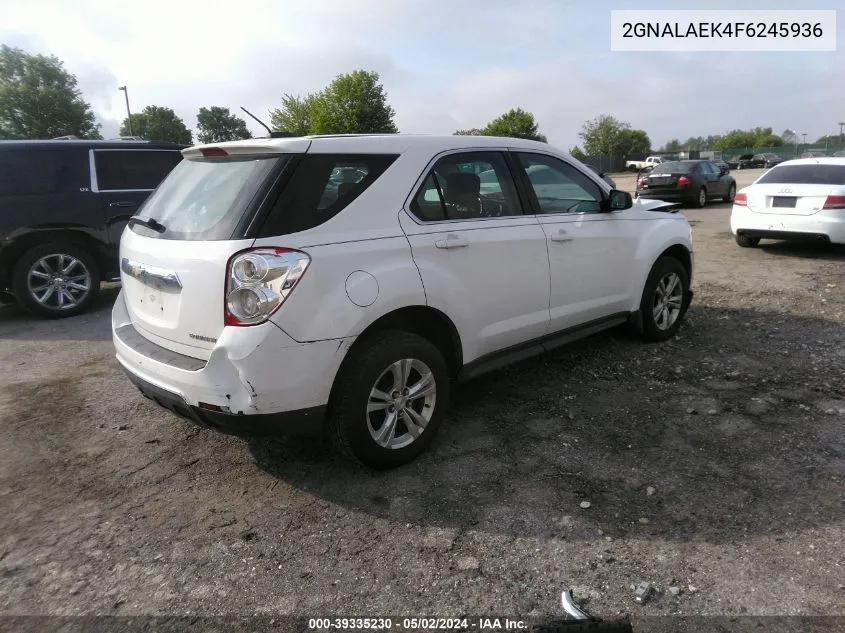 2GNALAEK4F6245936 2015 Chevrolet Equinox Ls